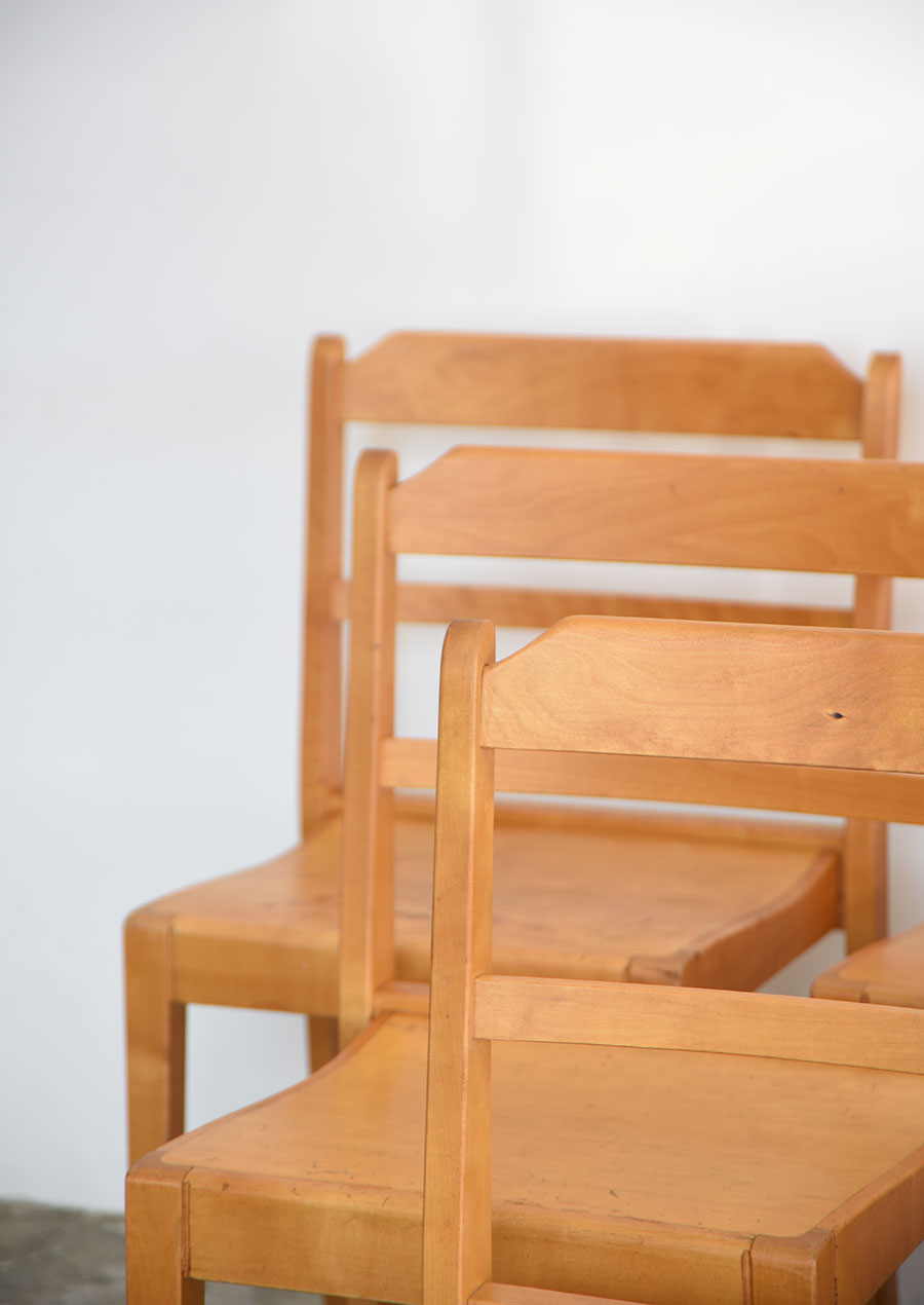 Stacking Chair in Birch スタッキングチェア