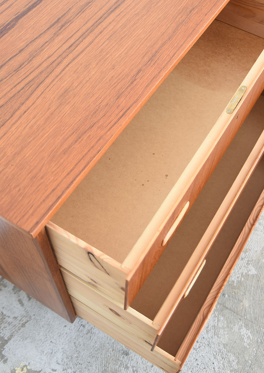 Swedish Small Chest in Teak and Beech チェスト チーク