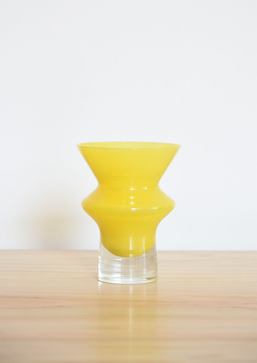 Bo Borgström Vase Yellow Åseda オーセダ 花瓶 Aseda | ihallande