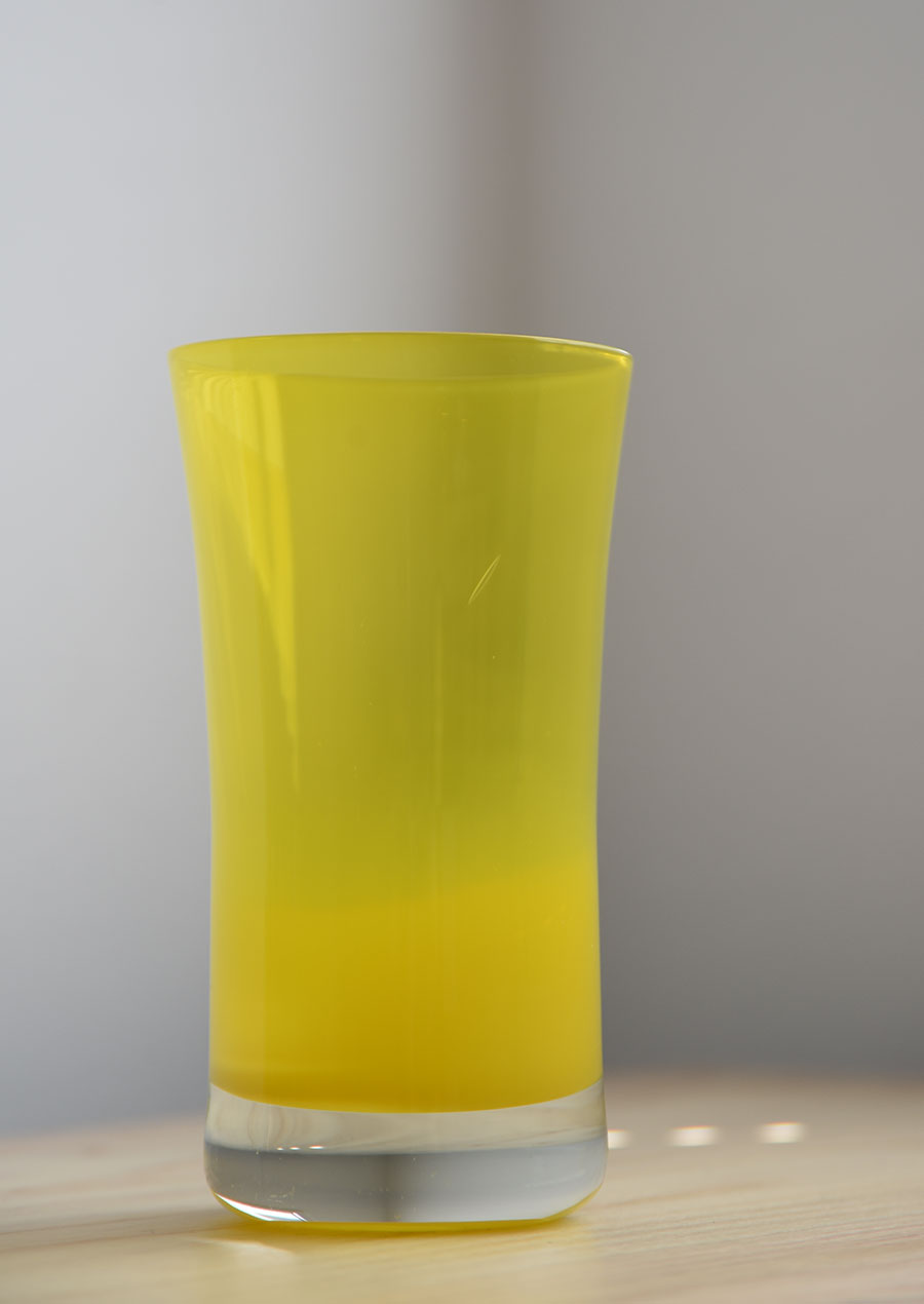 Vintage Vase Yellow Åseda スウェーデン製 花瓶 ヴィンテージ