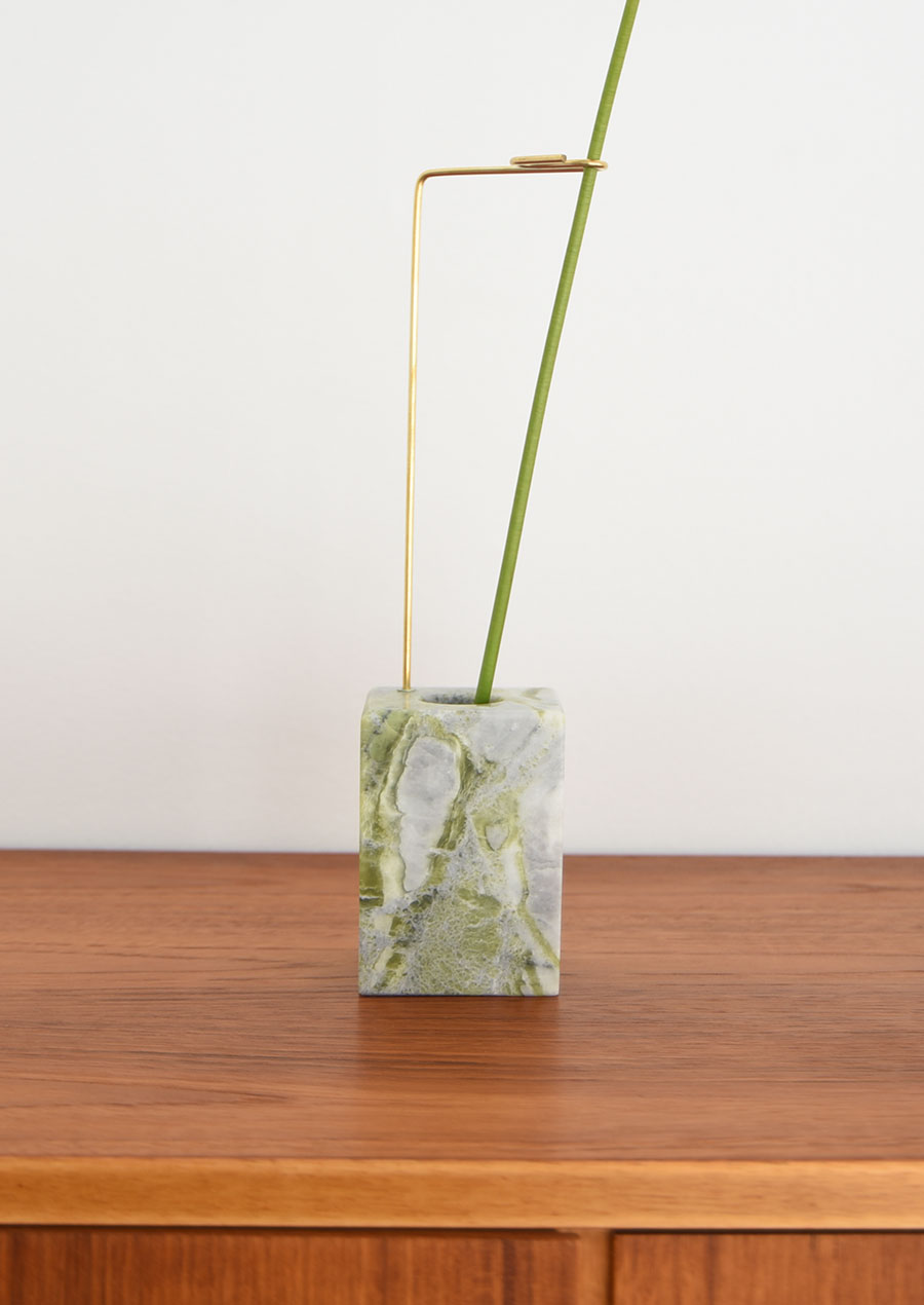 Posture Vase N.1 Green Jade / Studio Kleiner x Bloc Studios