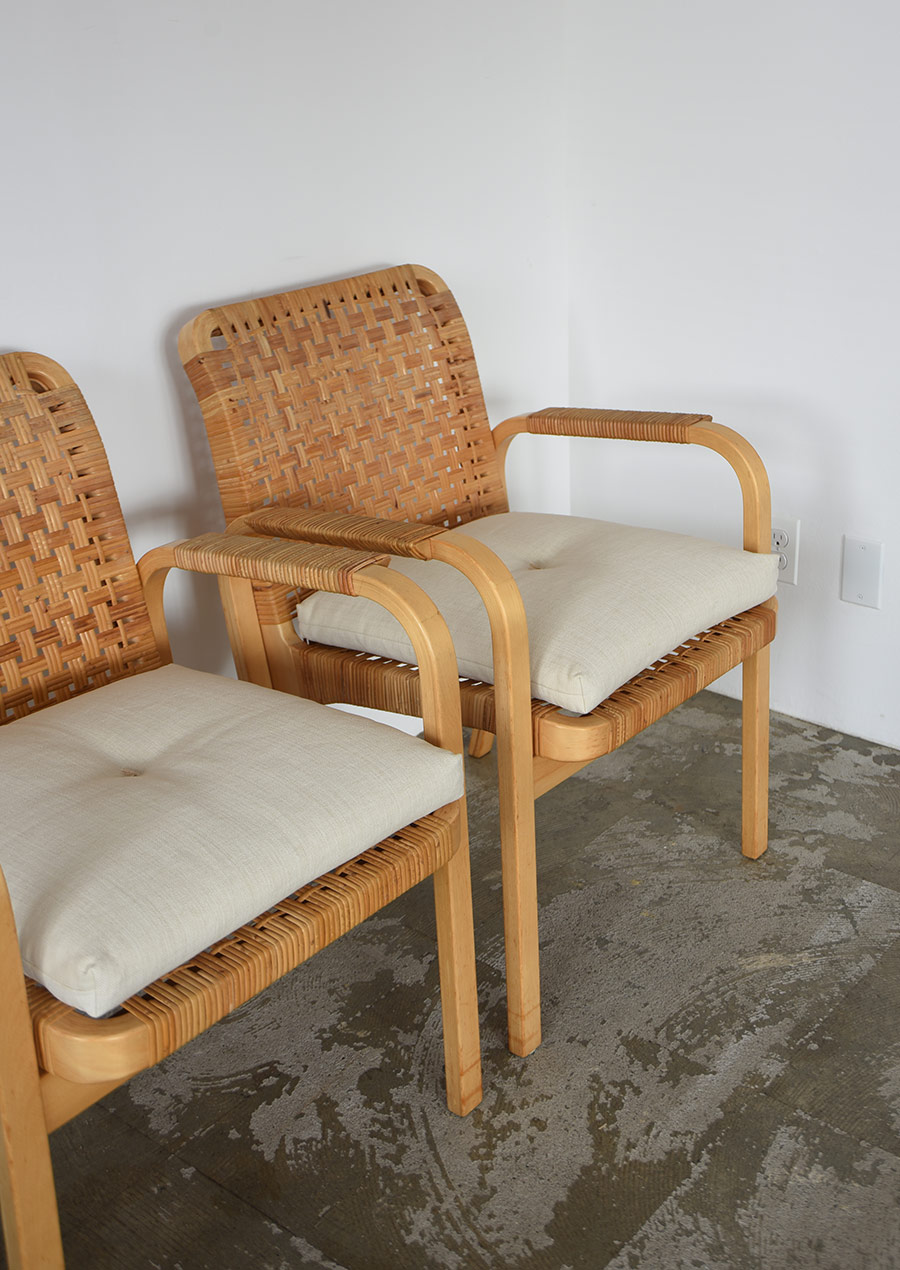 Alvar Aalto No.45 Arm Chair アルヴァ アアルト アームチェア ラタン