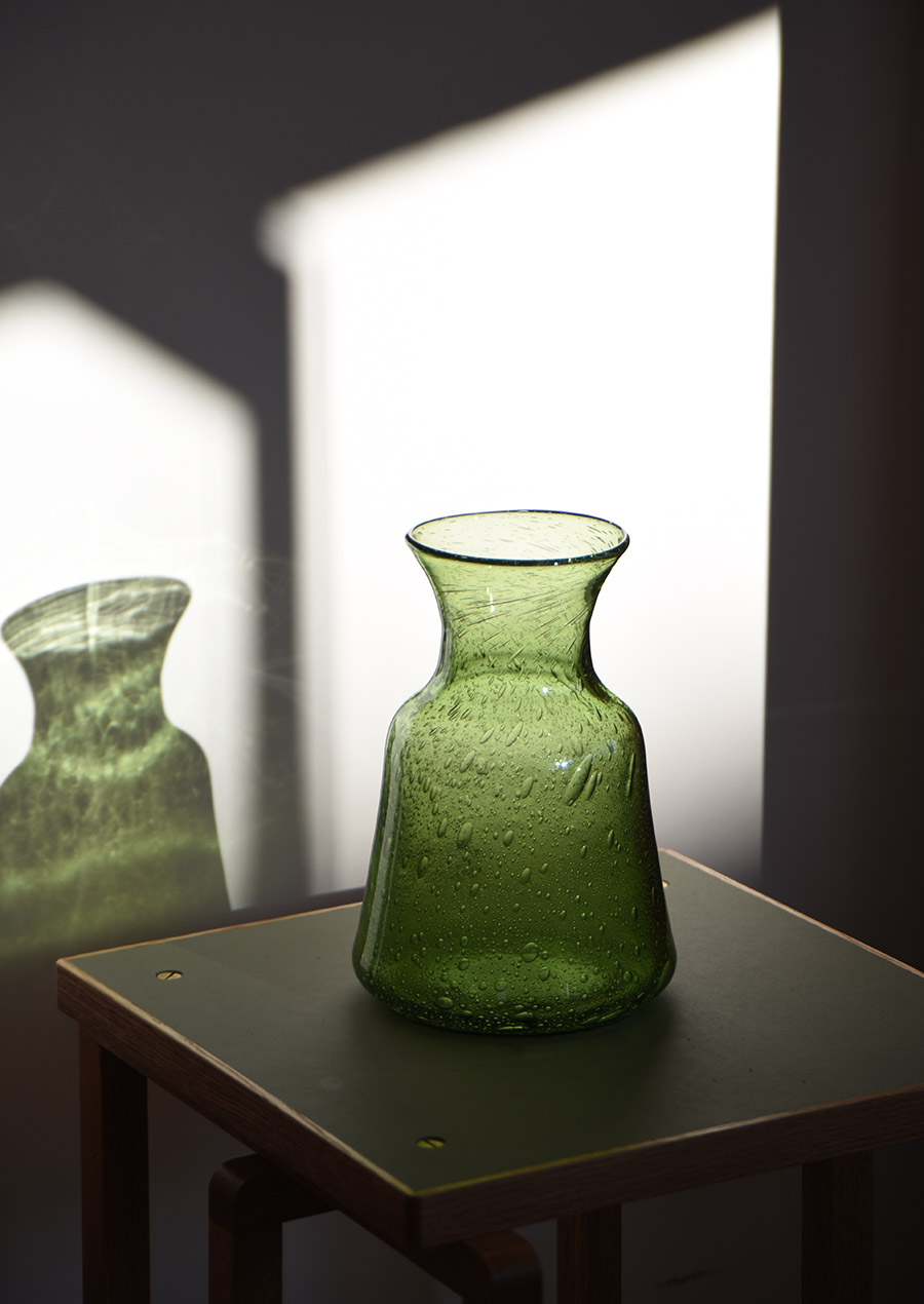 Erik Hoglund Green Vase H225 エリックホグラン 花瓶 グリーン