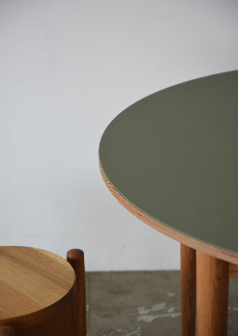 Linoleum Round Dining Table 1050 リノリウム 丸テーブル