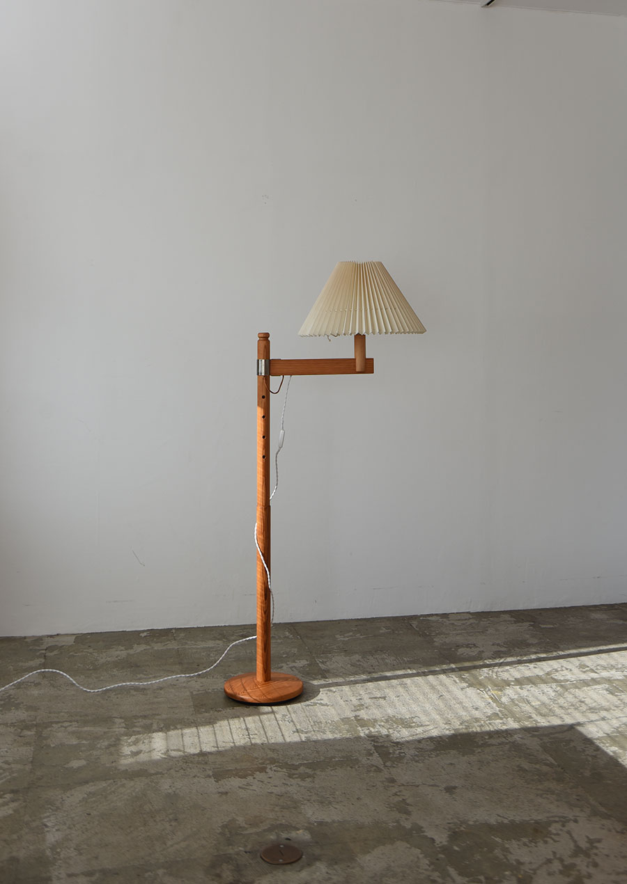 Swedish Floor Lamp in Pine 2 フロアランプ パイン材 70s