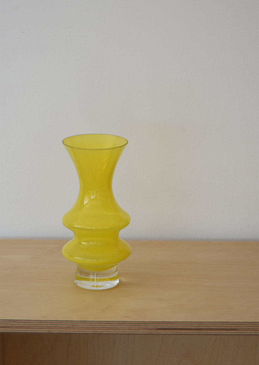 Bo Borgström Vase Yellow Åseda Sweden オーセダ 花瓶