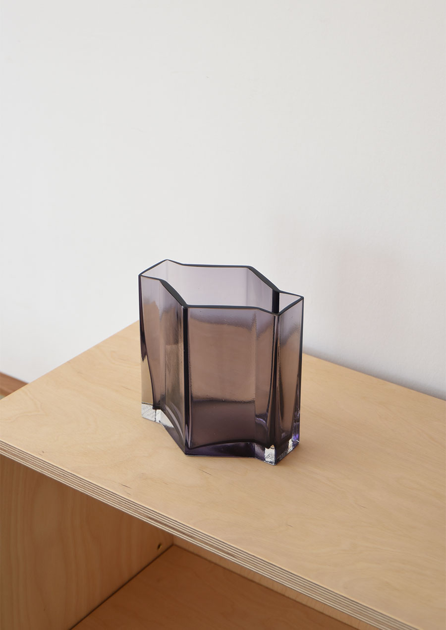 Margareta Hennix Glass Vase Purple