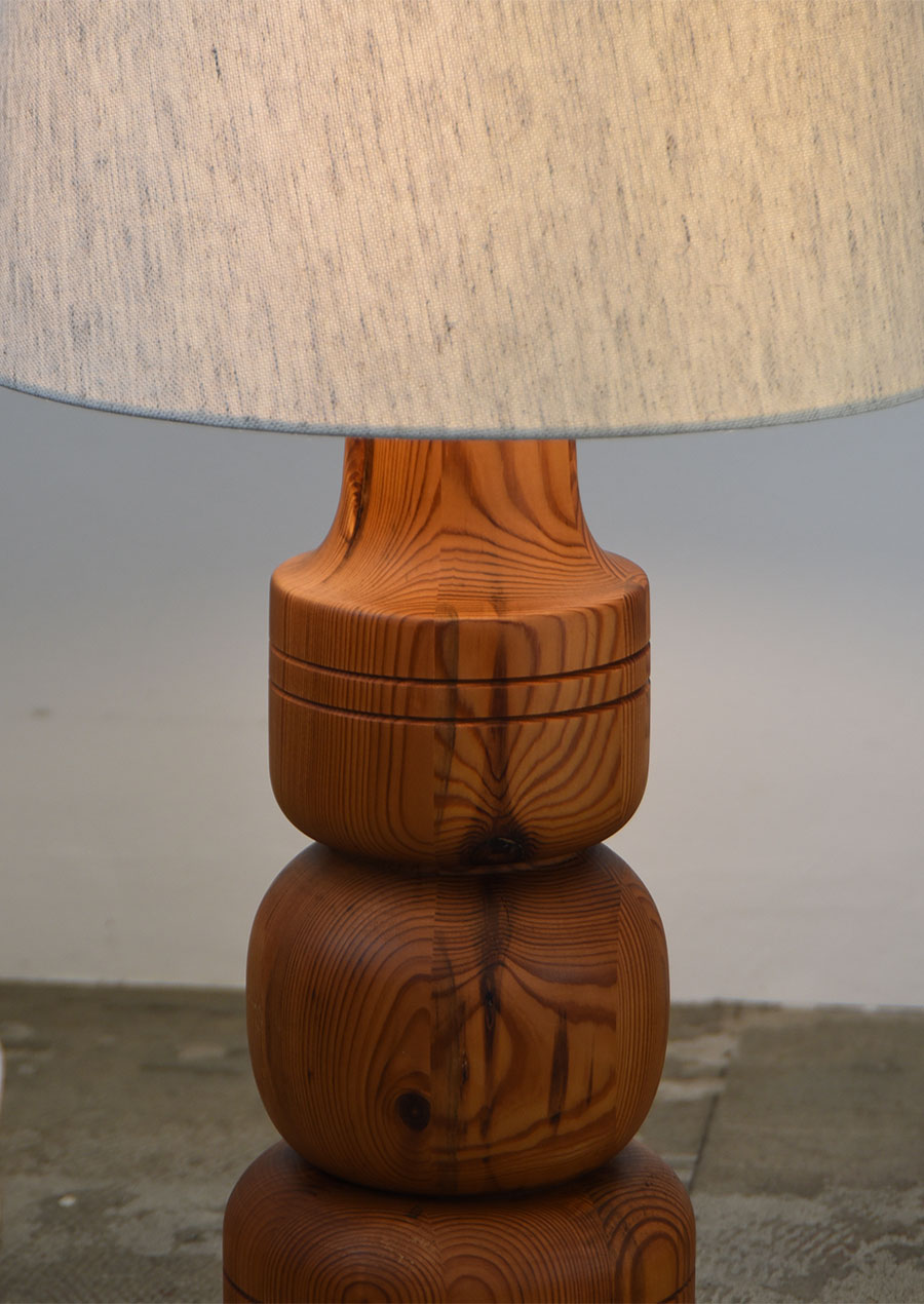 Stig Johnsson Table Lamp in Pine
