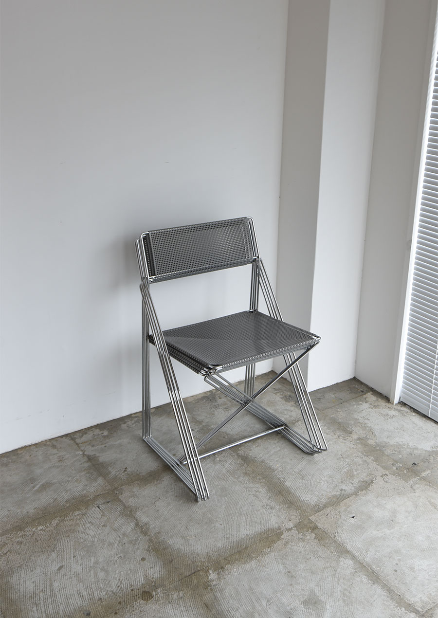 Niels-Jørgen Haugesen “X-line” Chair Gray / Hybodan Denmark ニルス ヨルゲン ハウゲセン