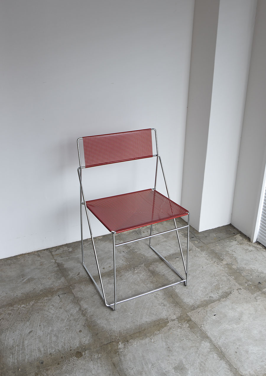 Niels-Jørgen Haugesen “X-line” Chair Red / Hybodan Denmark