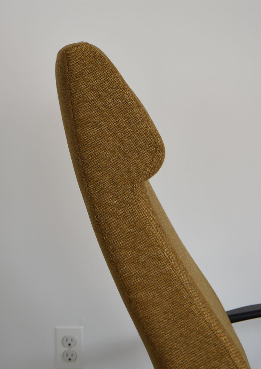 Bengt Ruda High Back Chair Black Lacquer 1950s NK