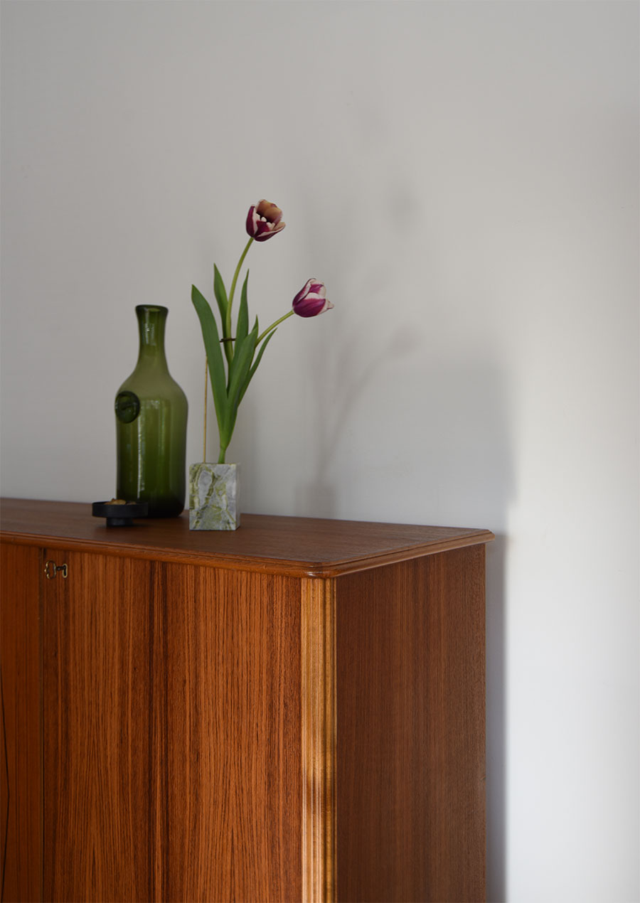 Side Board in Teak and Rosewood