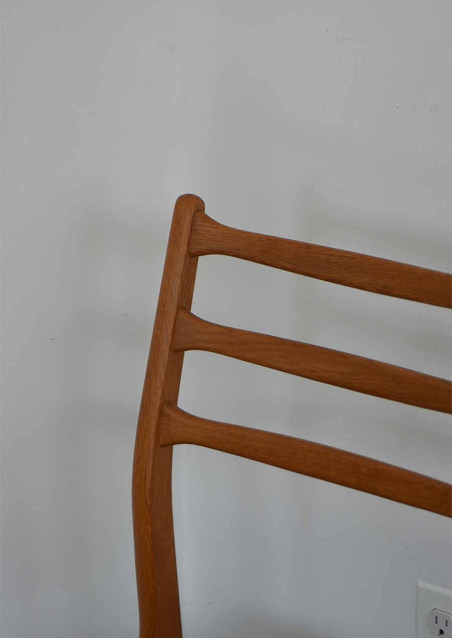 Set of 2 Oak Dining Chair Sweden 1960s