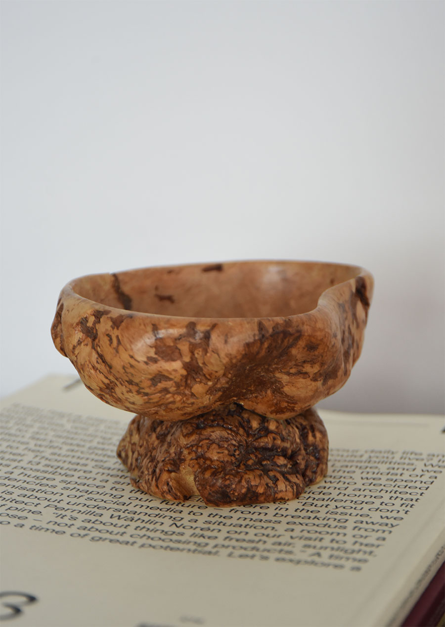 Burl Wood Small Bowl