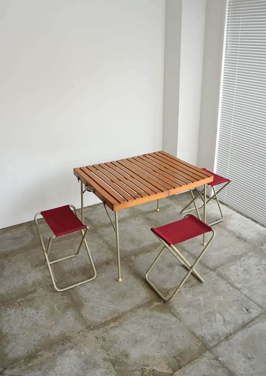 Picnic Table and Chairs A / BRIO Sweden 1960s