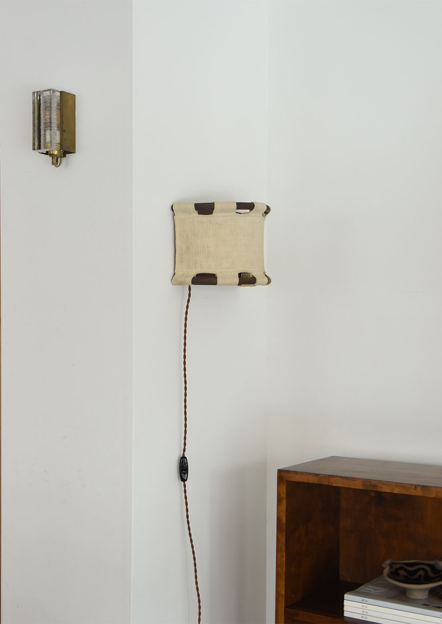 Anna Ehrner “Anna” Wall Lamp Brown / Ateljé Lyktan