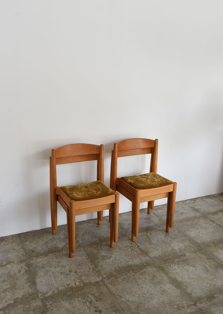 Stacking Chairs by E.K. Agustsson for Bjärnums Möbelfabriker 1960s