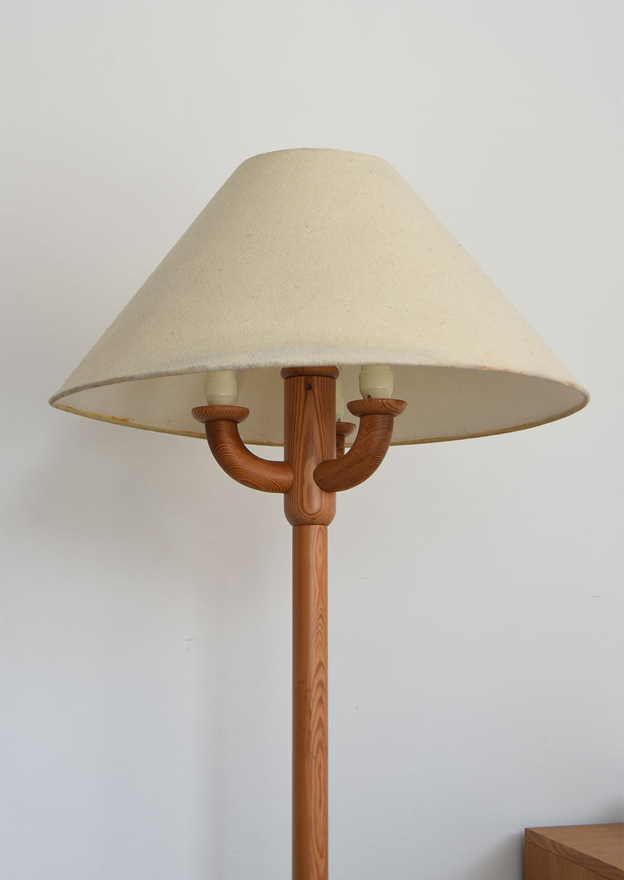 Pine Three Lights Floor Lamp 1970s フロアランプ