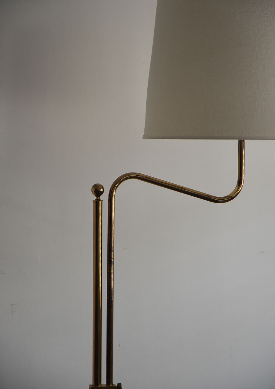 Brass Floor Lamp G-132 / Bergboms Sweden 1970s フロアランプ 真鍮