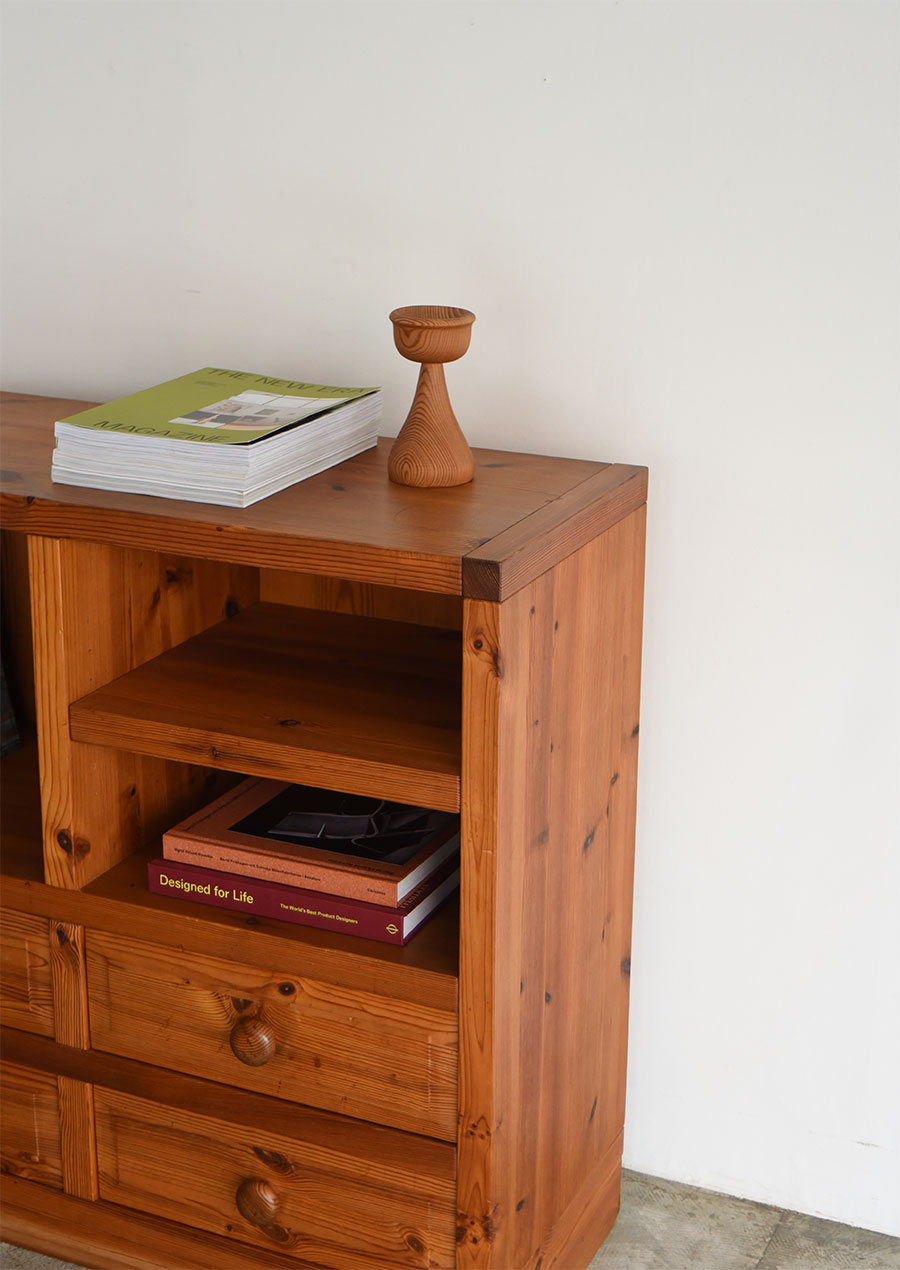 Cabinet in Solid Pine 1970s