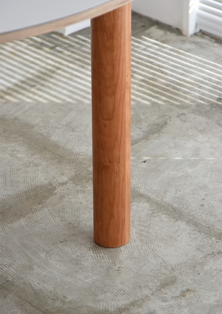 ihållande Linoleum Round Dining Table Bold 1200 / White