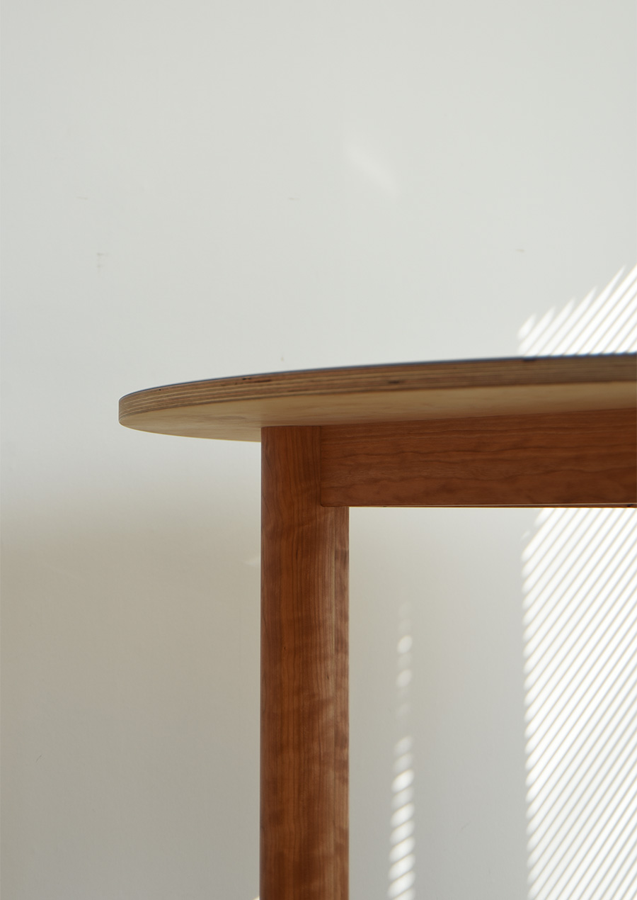 ihållande Linoleum Round Dining Table Bold 1200 / White