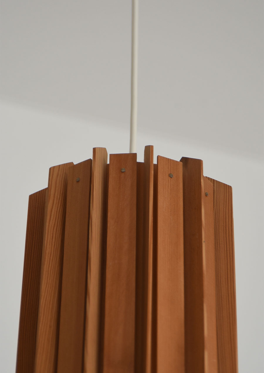 Pine Pendant Lamp / Falkenbergs Belysning 1970s