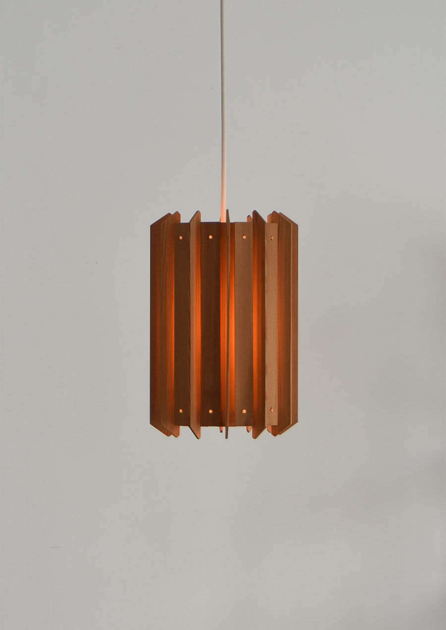 Pine Pendant Lamp / Falkenbergs Belysning 1970s