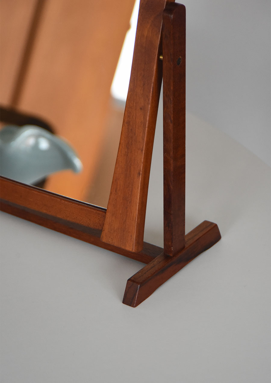 Table Mirror in Teak / AB Glas & Trä 1961
