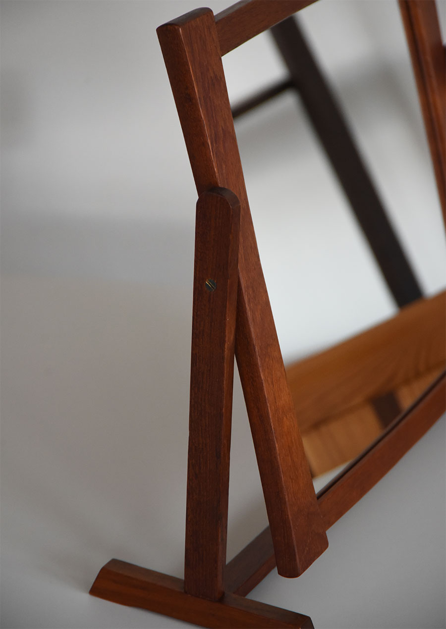 Table Mirror in Teak / AB Glas & Trä 1961