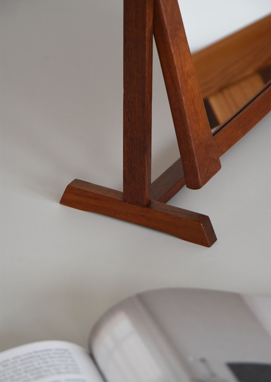 Table Mirror in Teak / AB Glas & Trä 1961