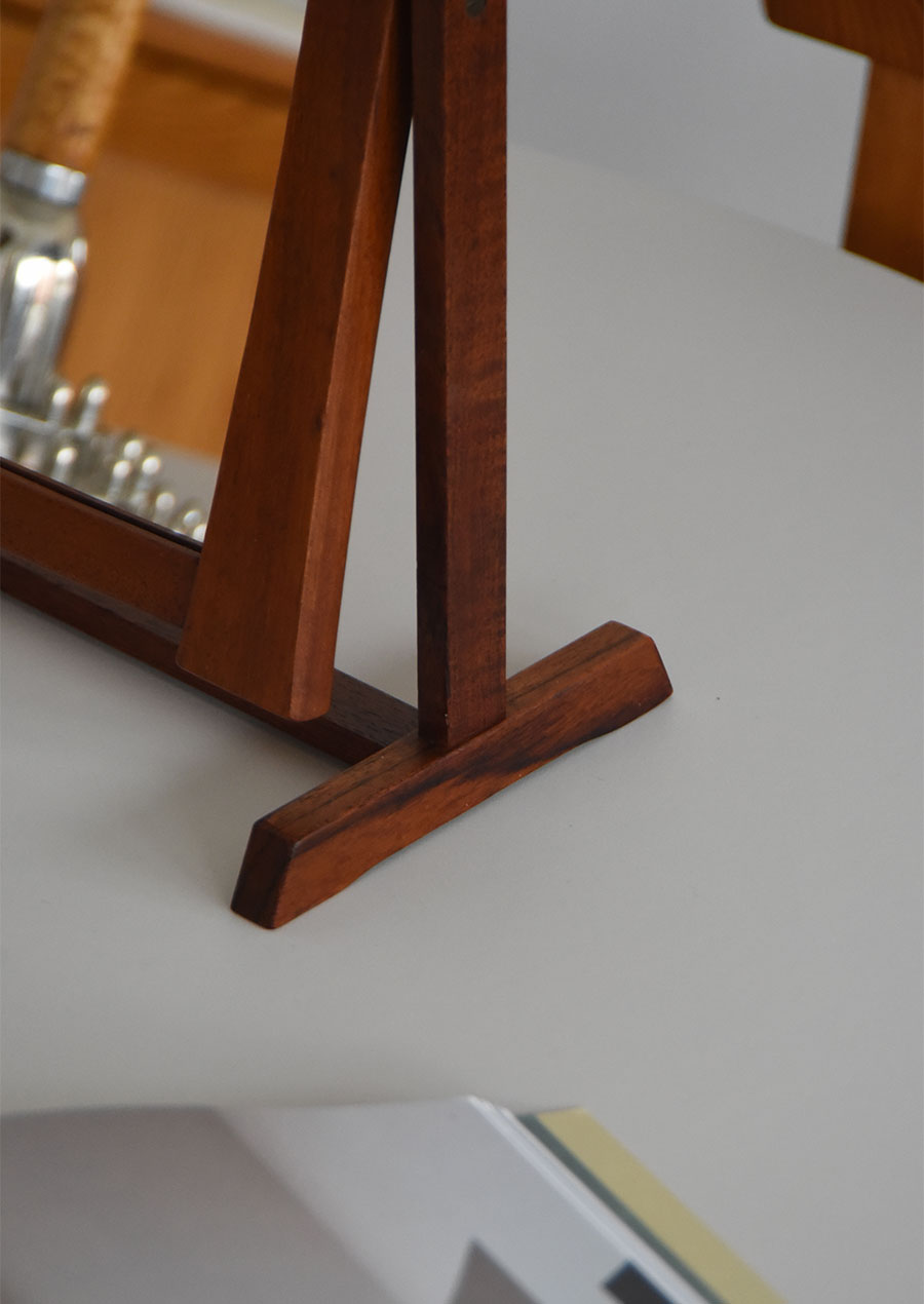 Table Mirror in Teak / AB Glas & Trä 1961