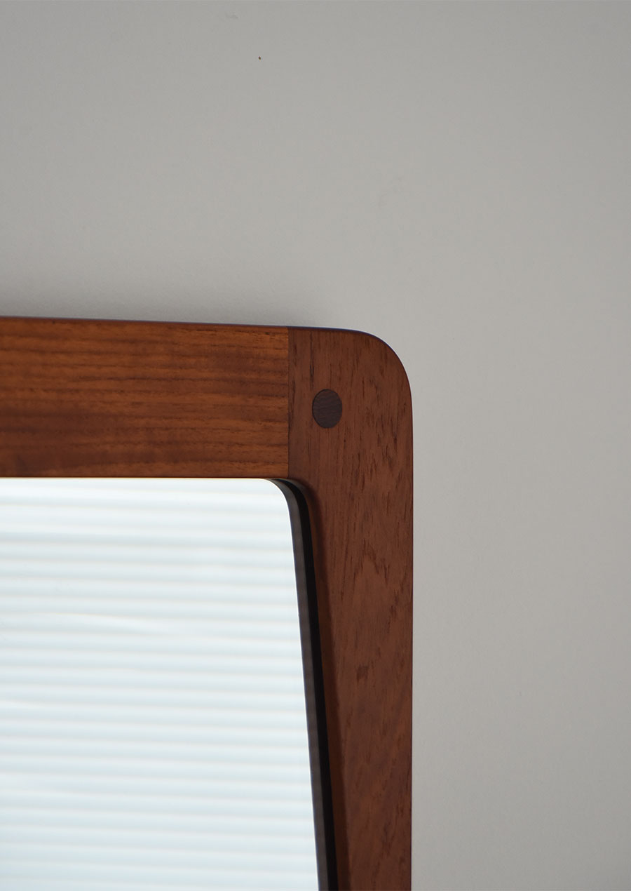 Hans-Agne Jakobsson Wall Mirror in Teak 1950s