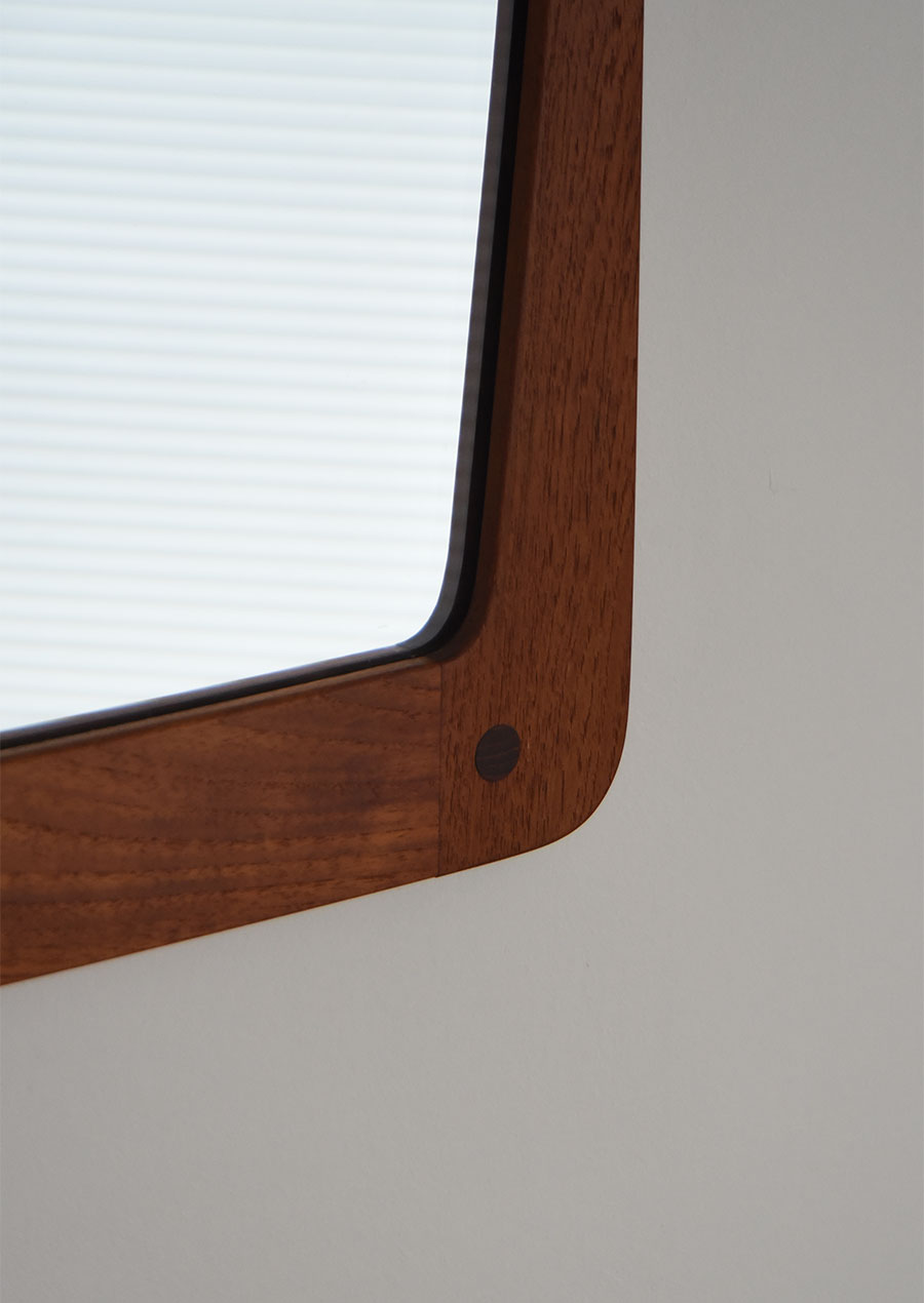 Hans-Agne Jakobsson Wall Mirror in Teak 1950s