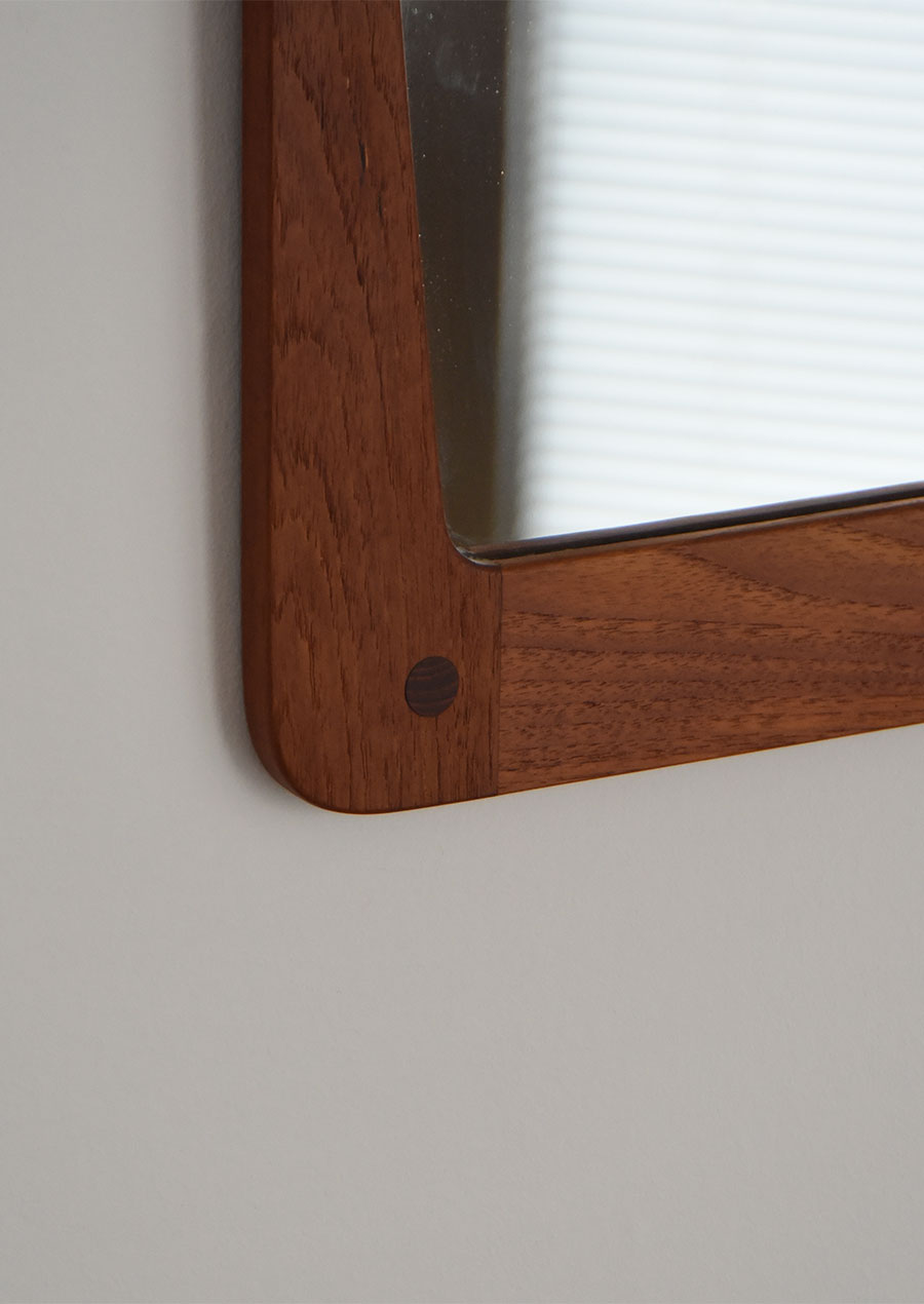 Hans-Agne Jakobsson Wall Mirror in Teak 1950s