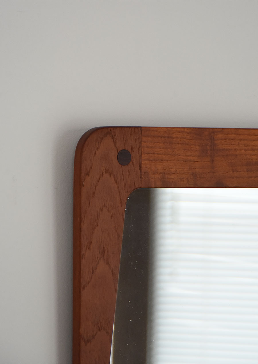 Hans-Agne Jakobsson Wall Mirror in Teak 1950s
