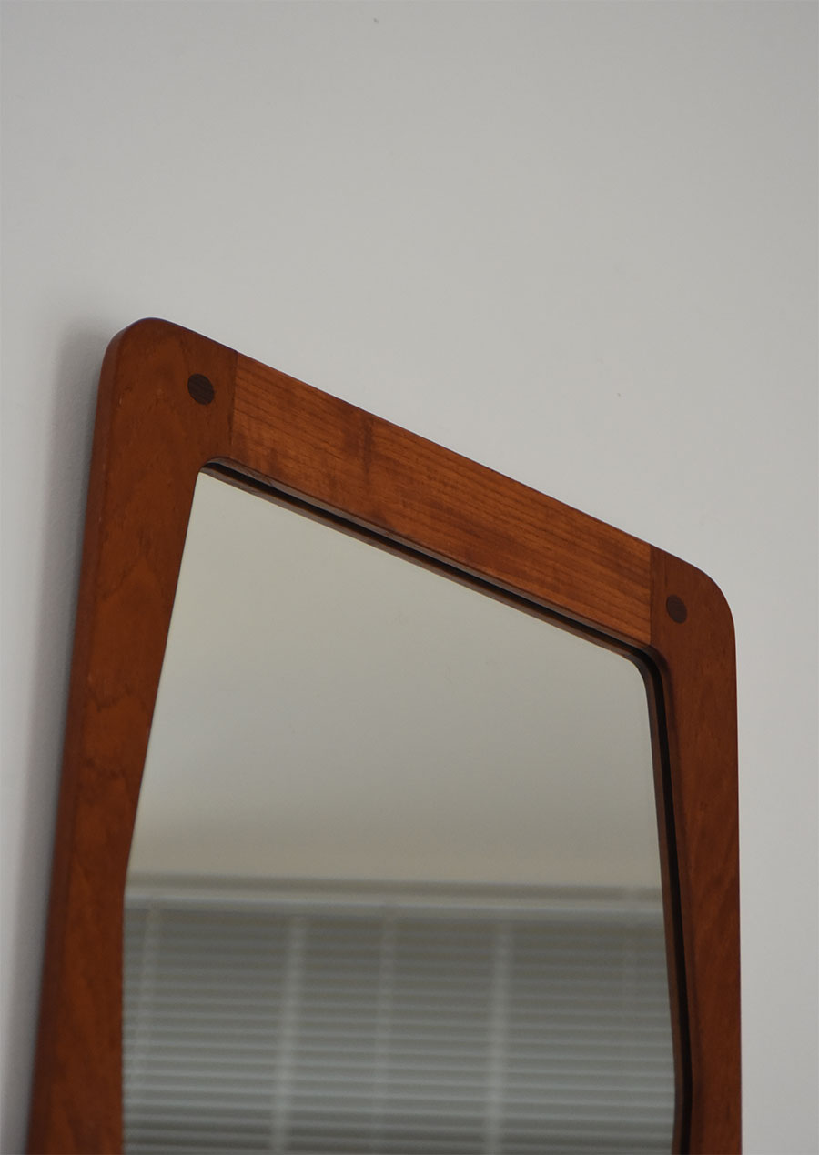 Hans-Agne Jakobsson Wall Mirror in Teak 1950s