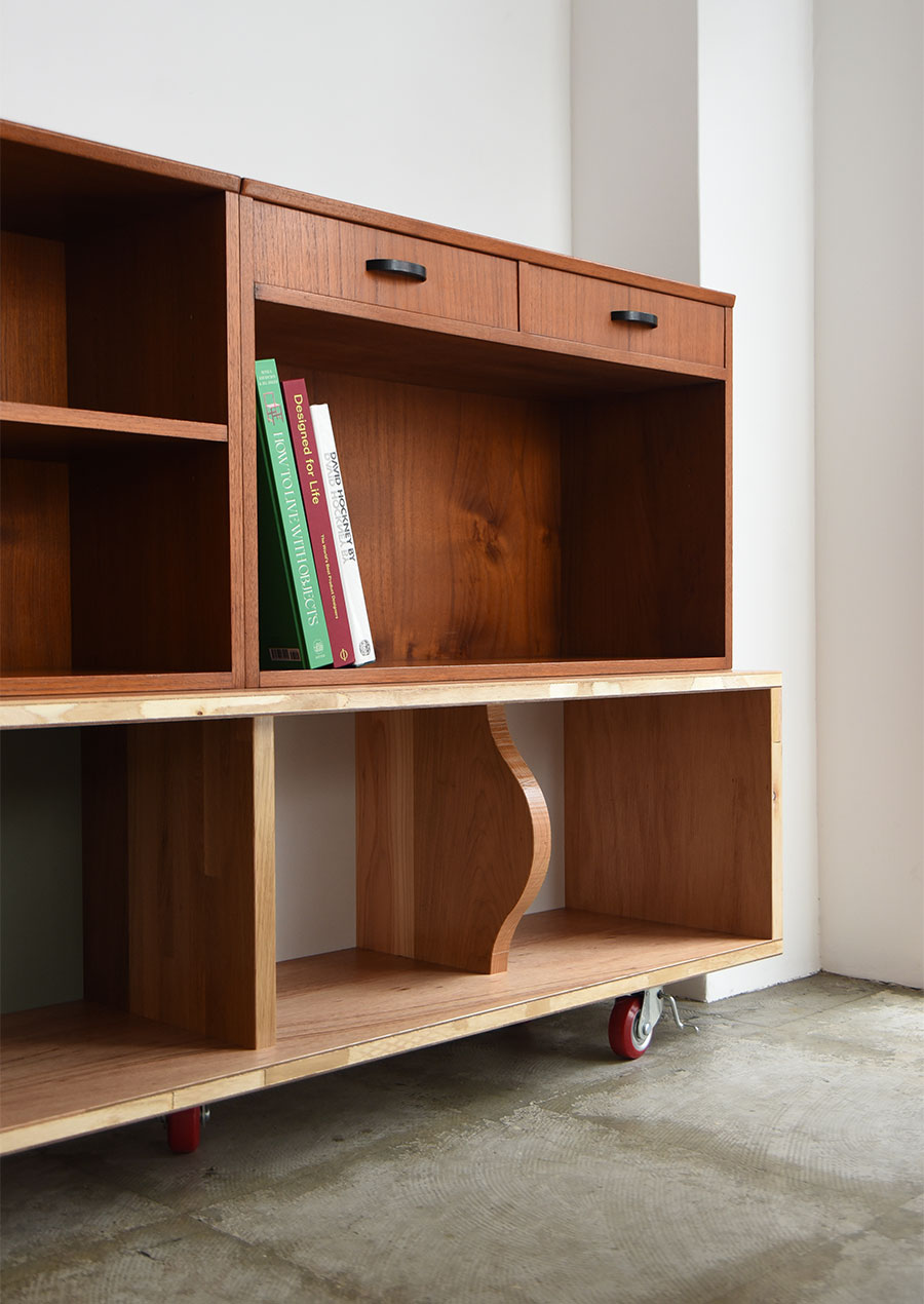 Reconstruction Movable Book Shelf 再構築 移動式本棚