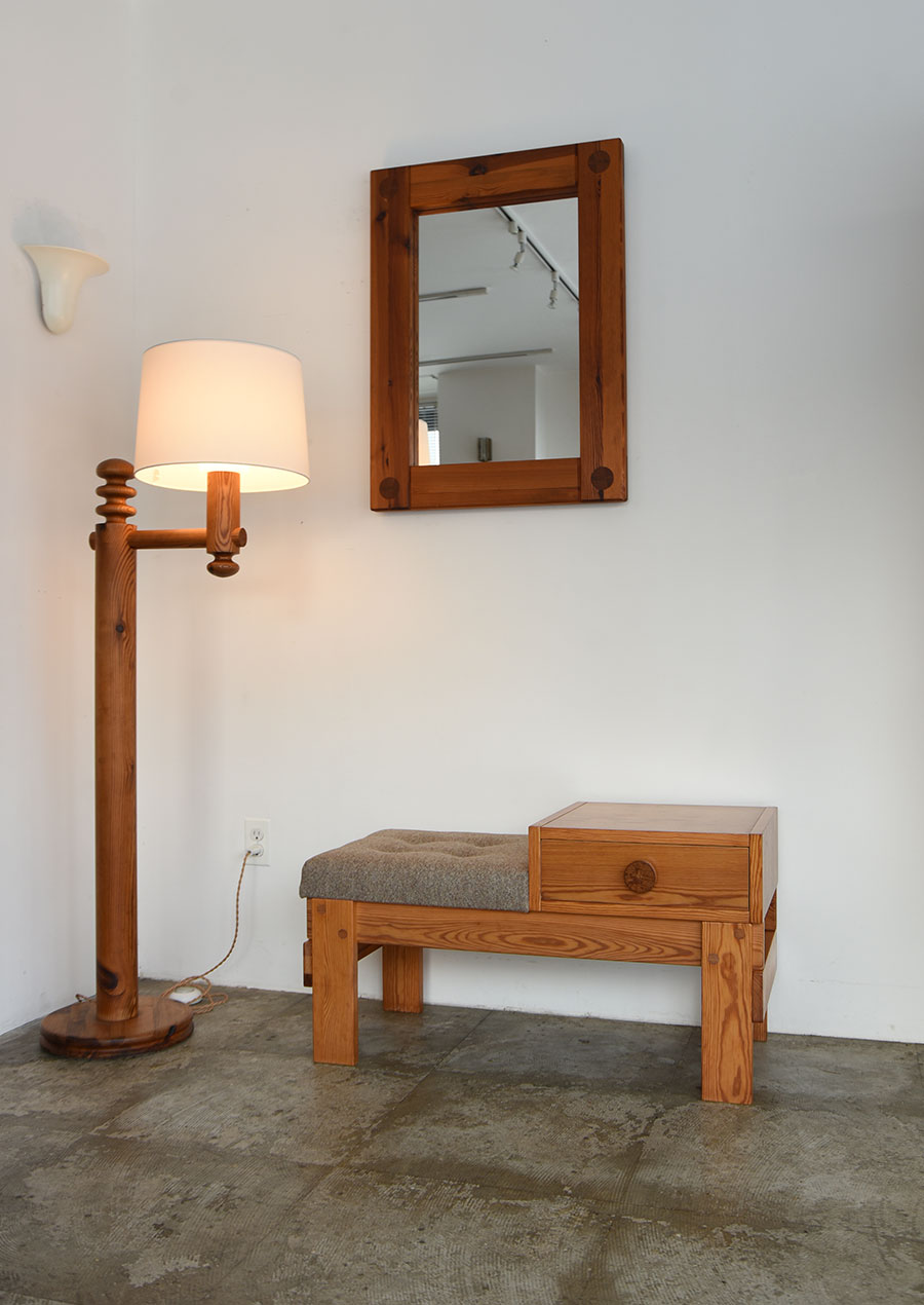 Drawer Bench in Pine 1980s / Froseke AB Nybrofabriken