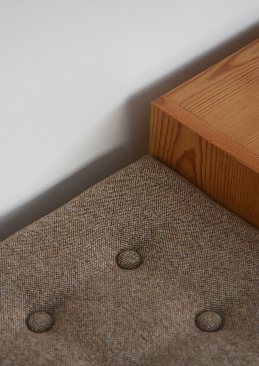 Drawer Bench in Pine 1980s / Froseke AB Nybrofabriken