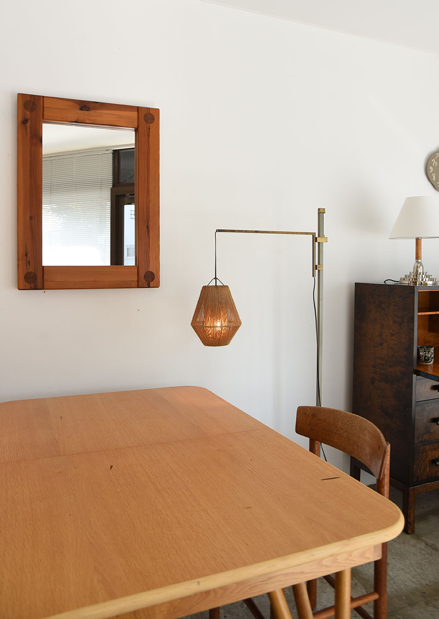 Floor Lamp in brass and Steel 1960s