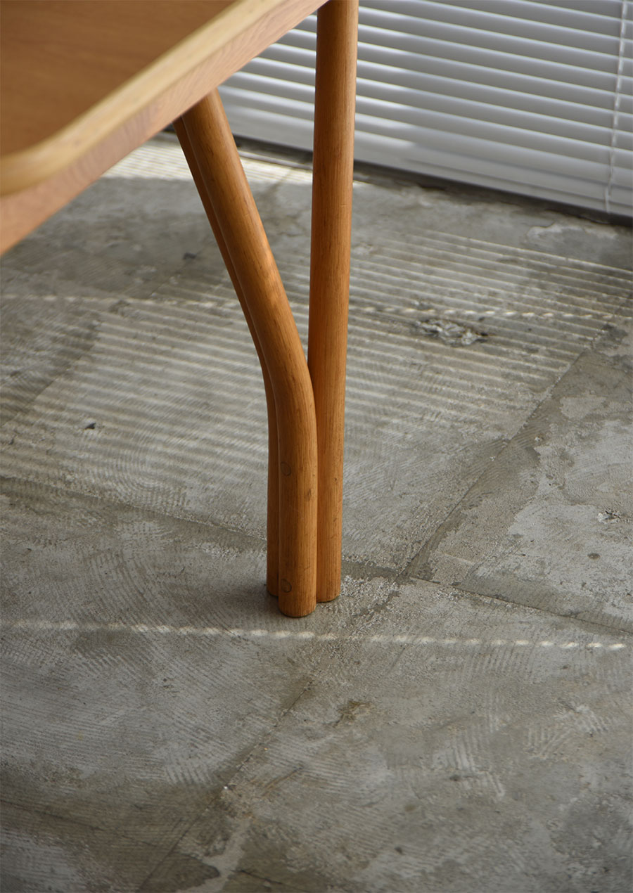 Dining Table in Oak and Rattan / Sika Mobler