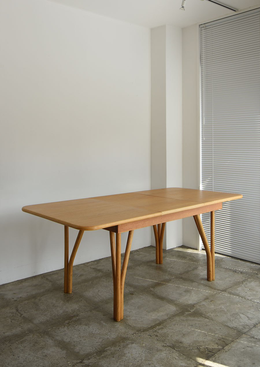 Dining Table in Oak and Rattan / Sika Mobler