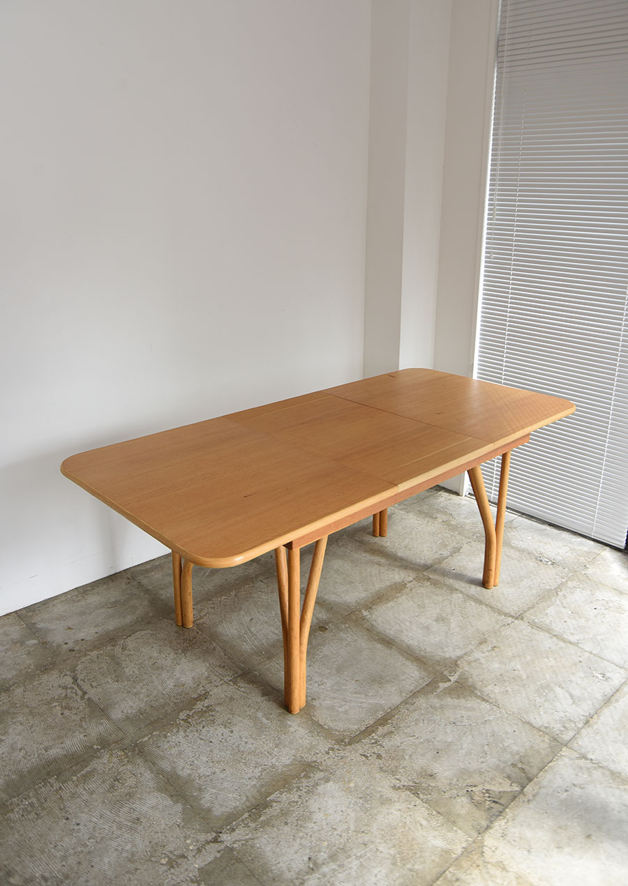 Dining Table in Oak and Rattan / Sika Mobler