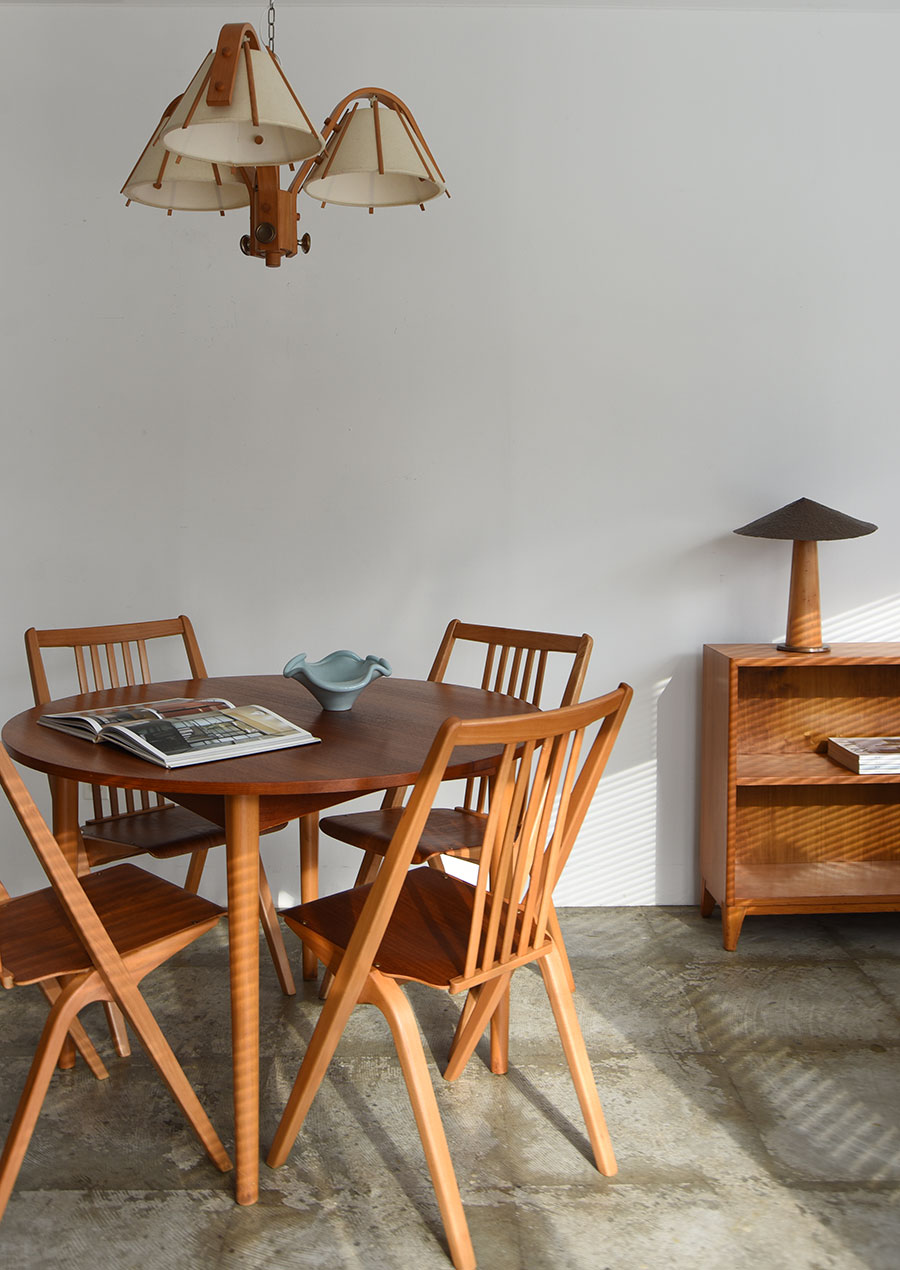 Svante Skogh Stacking Chair in Teak & Beech 1960s