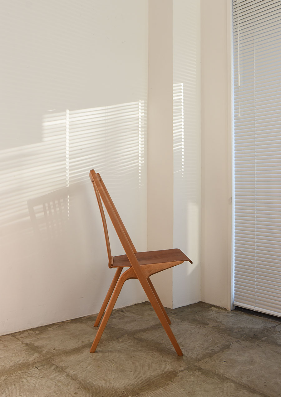 Svante Skogh Stacking Chair in Teak & Beech 1960s