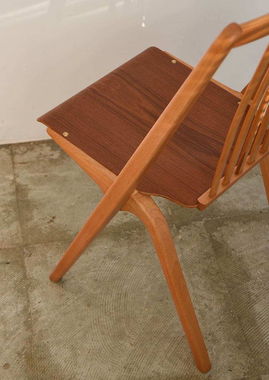 Svante Skogh Stacking Chair in Teak & Beech 1960s