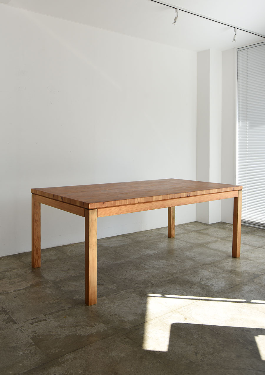 Leif Wikner Dining Table in Solid Pine 1970s