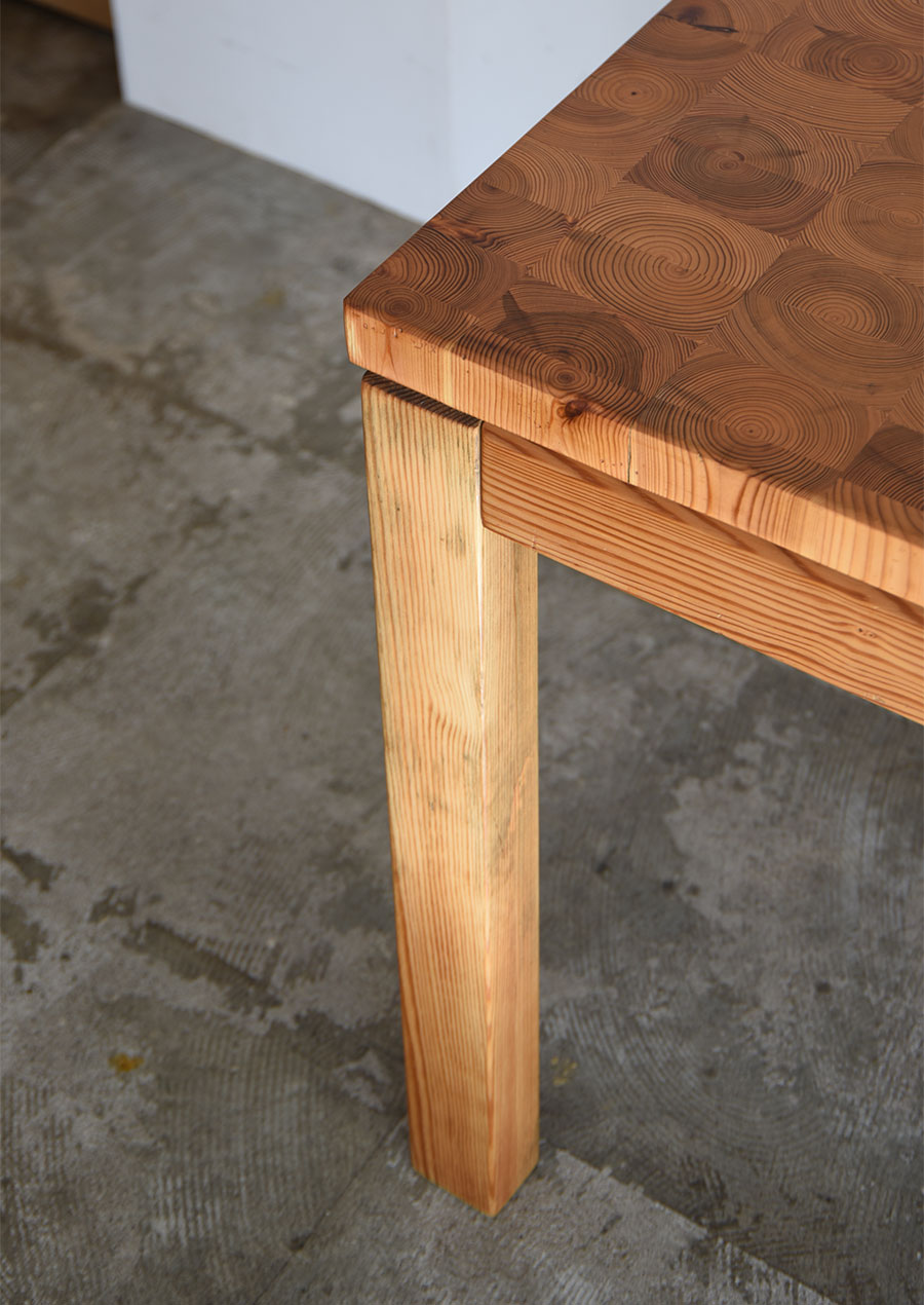 Leif Wikner Dining Table in Solid Pine 1970s