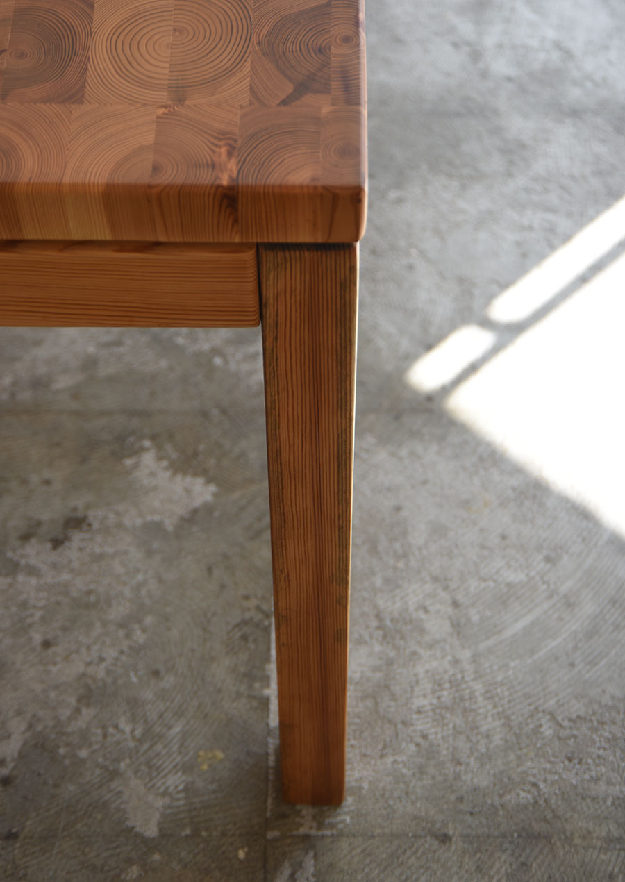 Leif Wikner Dining Table in Solid Pine 1970s